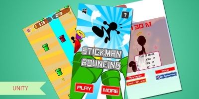 Stickman Bouncing - Complete Unity Project
