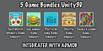 5 Games Bundle - Unity Source Code