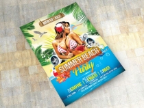 Summer Beach Party Flyer Template Screenshot 1