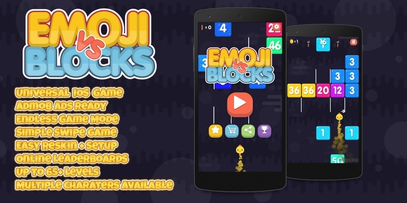 Emoji vs Blocks - iOS Xcode Project