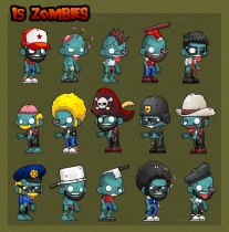 Zombie Outbreak - Game Sprites Screenshot 1