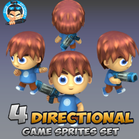 4-Directional  Game Character Sprites 