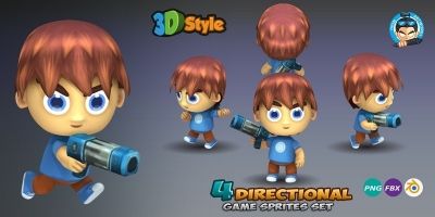 4-Directional  Game Character Sprites 