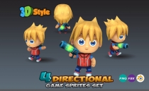 4-Directional Game Character Sprites Screenshot 1