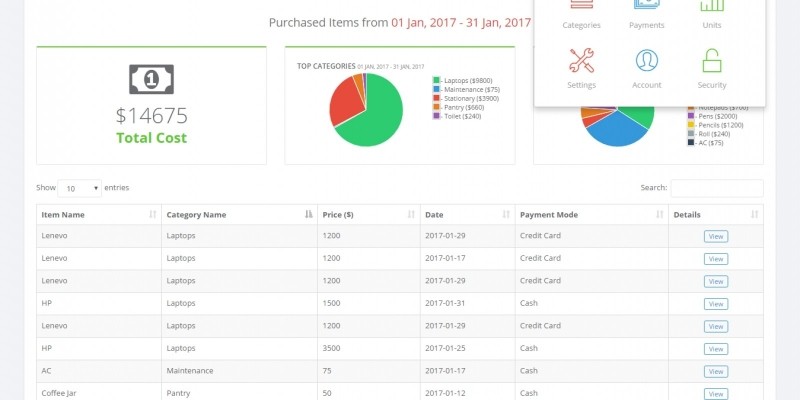 KAN - Purchase Management Tool PHP