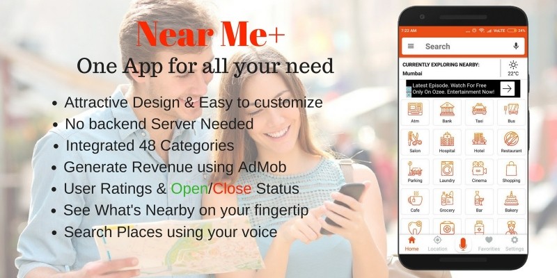 Near Me - Android App Source Code