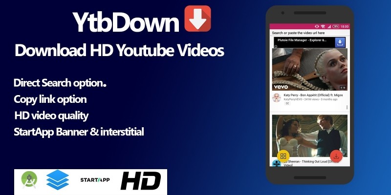 Ytbdown - HD Youtube Downloader Android