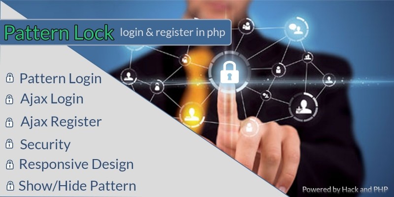 Pattern Lock Login and Register - PHP