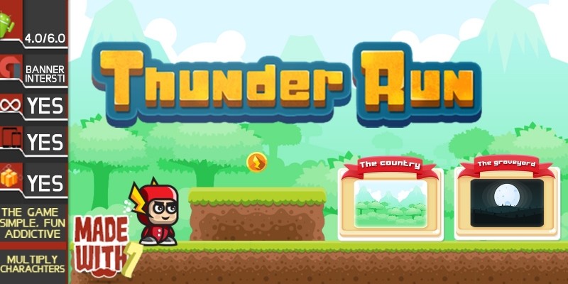 Thunder Run - Buildbox Game Template