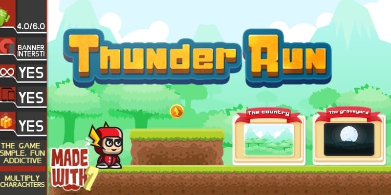 Thunder Run - Buildbox Game Template