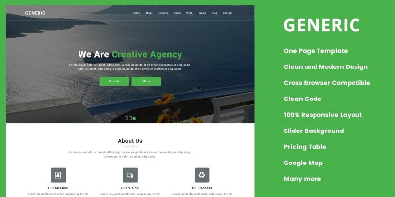 Generic - Responsive Onepage Business Template