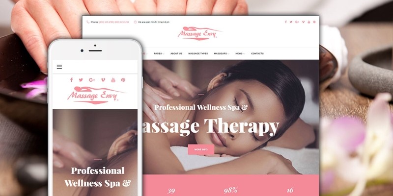 Massage And Spa Salon Wordpress Theme