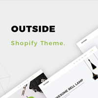 Outside - Minimalist eCommerce  Shopify Theme