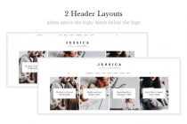 Jessica - Simple  And Elegant WordPress Theme Screenshot 1