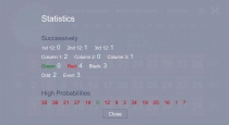Roulette Statistics - Complete Unity Project Screenshot 2