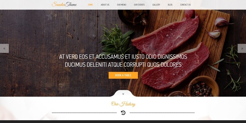 Sandia - WordPress Restaurant Theme