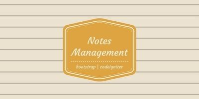 Personal Notes Management System