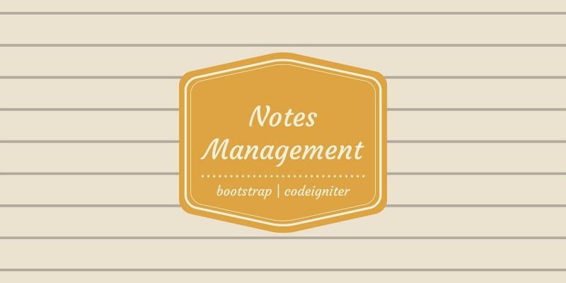 Personal Notes Management System