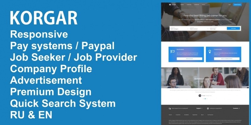 Korgar - Job Portal PHP Script