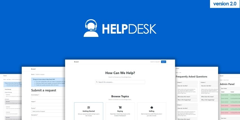 Help Desk PHP Script