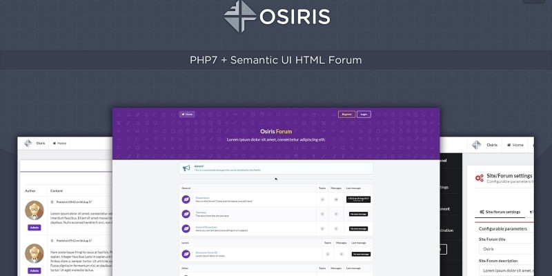 Osiris - PHP Forum Script 