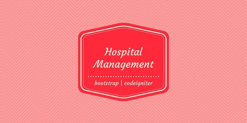 Hospital Management System - PHP Script