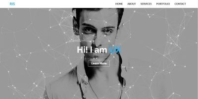 RIS - Personal Portfolio HTML Template 