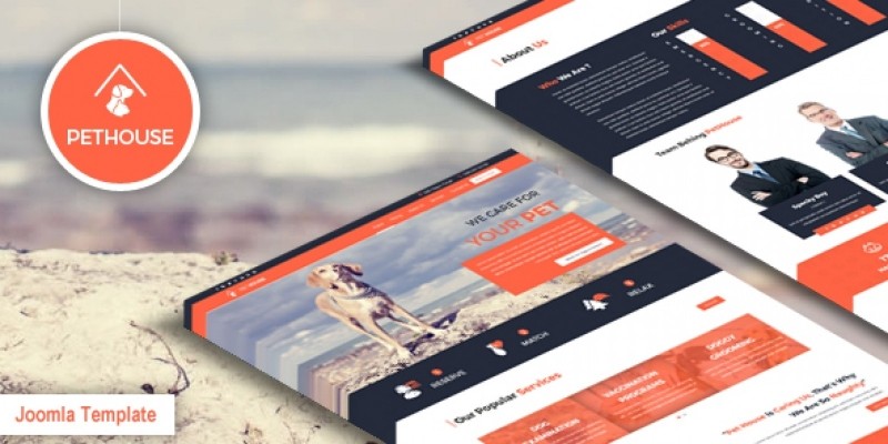 Pet House - Pet Care Joomla Template