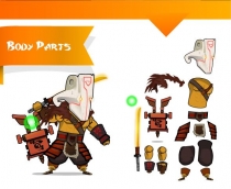 Juggernaut 2D Game Character Sprites Screenshot 2