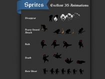 Shadow Warrior Game Character Sprites Screenshot 7