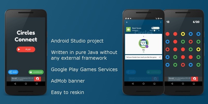 Circles Connect - Android Game Source Code