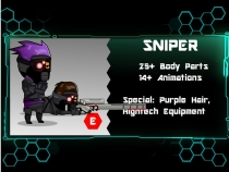 Cyberpunk Game Character Sprites Screenshot 7
