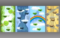 16 Jump Vertical Game Backgrounds Pack Screenshot 3