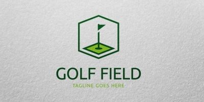 Golf Field - Logo Template