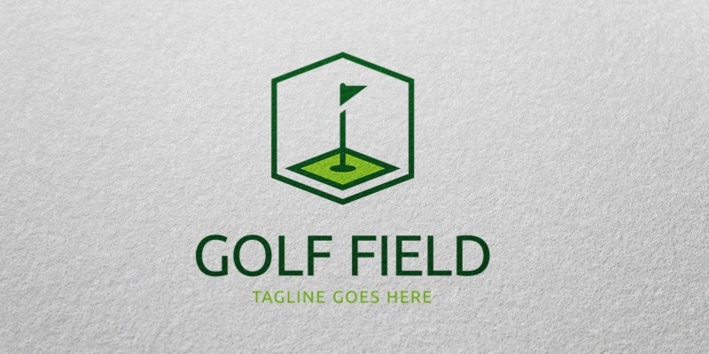 Golf Field - Logo Template