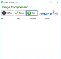VB.NET Image Compressor Source Code Screenshot 1