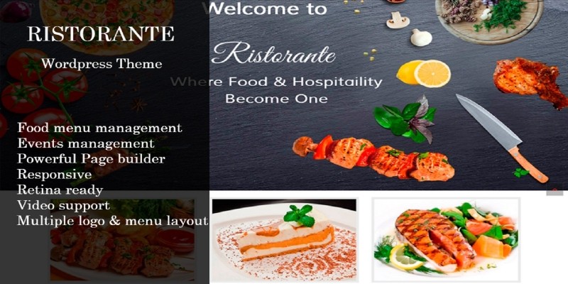 Ristorante - WordPress Theme