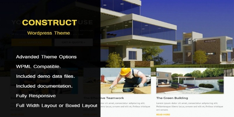 Construct - WordPress Theme