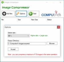 C# Image Compressor Source Code Screenshot 3