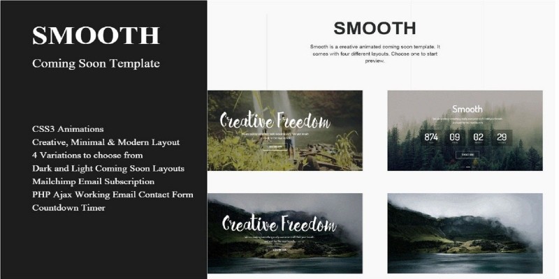 Smooth - Coming Soon Template