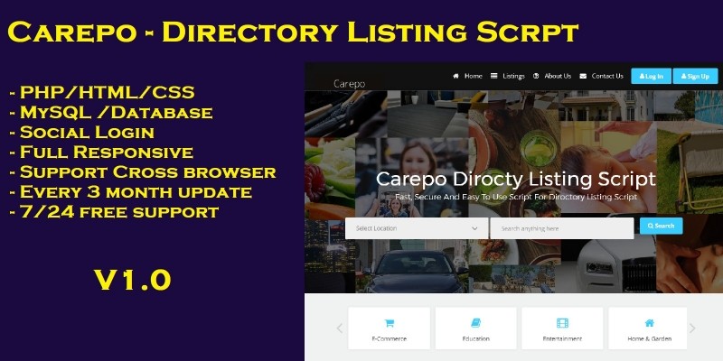 Carepo - Directory Listing Script PHP