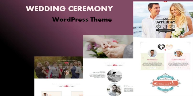 Wedding Ceremony - Wordpress Theme