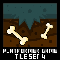 Scary Graveyard - Platformer Tileset