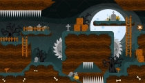 Scary Graveyard - Platformer Tileset Screenshot 1