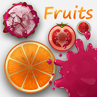 Fruits Sprite Assets For Games