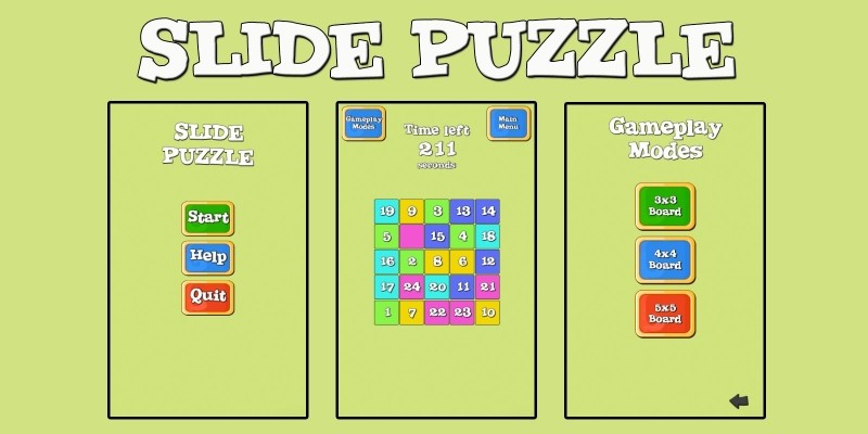 Slide Puzzle Unity3D Project