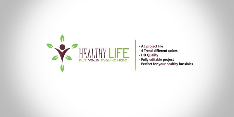 Healthy Life - Logo Template