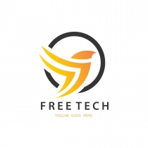 Free Tech - Logo Template Screenshot 1