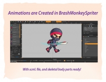Ninja 2D Game Sprites Screenshot 4