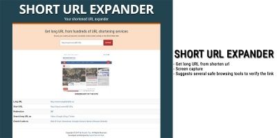 Short URL Expander PHP Script
